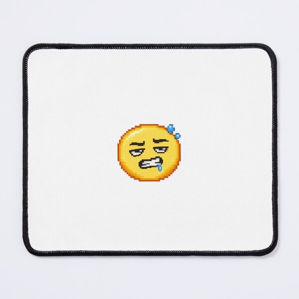 Item preview, Awkward Pixel Emoji – Retro 8 Bit Cringe Reaction Sticker designed and sold by ANiyati.