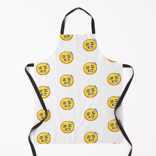 Item preview, Awkward Pixel Emoji – Retro 8 Bit Cringe Reaction Sticker designed and sold by ANiyati.