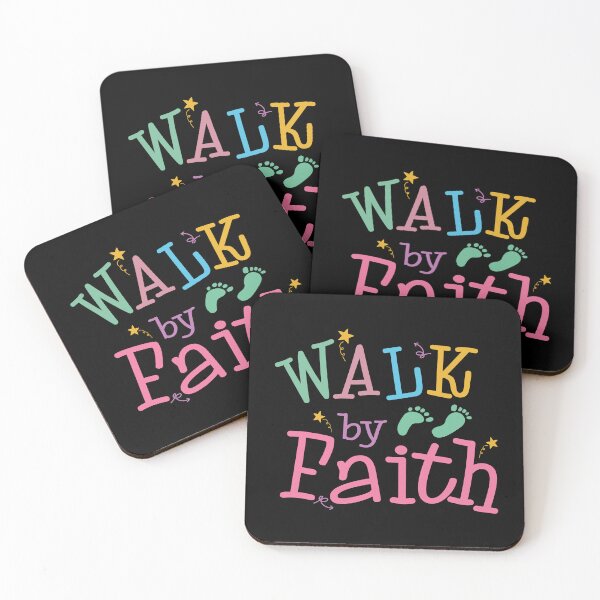 Item preview, Walk By Faith Not By Sight – Colorful Christian Design designed and sold by Verse & Vibes.
