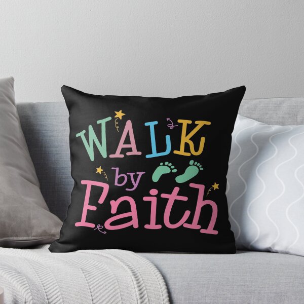 Item preview, Walk By Faith Not By Sight – Colorful Christian Design designed and sold by Verse & Vibes.