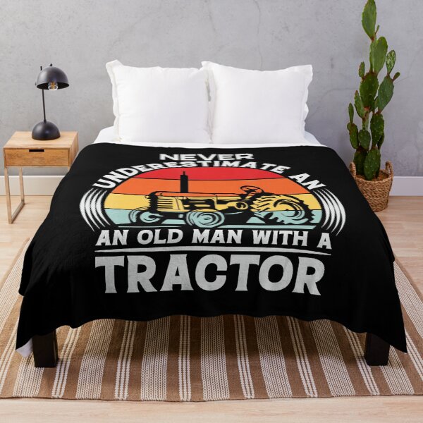 Item preview, Old Farmer Tractor Humor Retro Sunset Country Life designed and sold by zamiokaline.