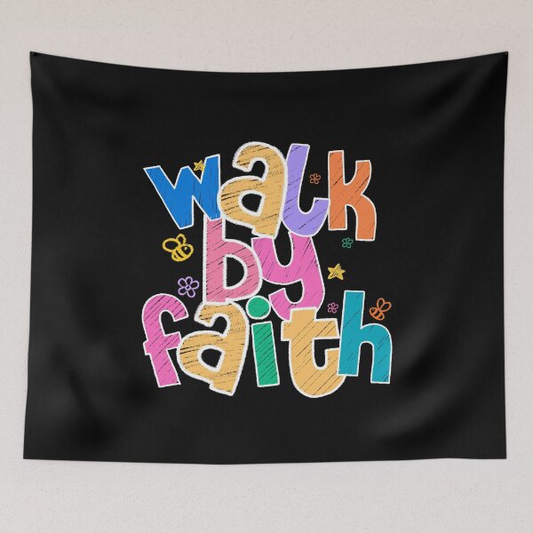 Item preview, Walk By Faith – Pastel Christian Encouragement designed and sold by Verse & Vibes.