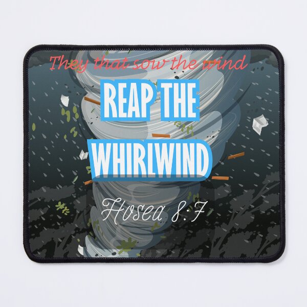 Item preview, Sow the Wind Reap the Whirlwind – Hosea 8:7 Bible Verse Storm Design designed and sold by photoart1854.