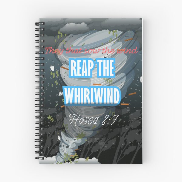 Item preview, Sow the Wind Reap the Whirlwind – Hosea 8:7 Bible Verse Storm Design designed and sold by photoart1854.
