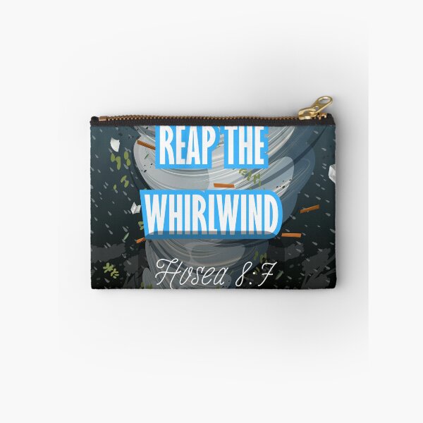Item preview, Sow the Wind Reap the Whirlwind – Hosea 8:7 Bible Verse Storm Design designed and sold by photoart1854.