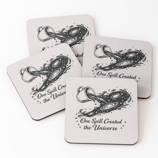 Item preview, Cosmic Coffee Spill Universe Design designed and sold by LayercraftArt.