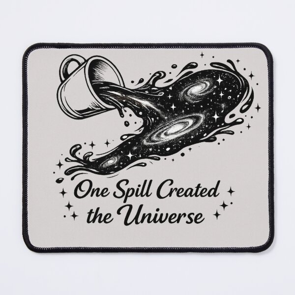 Item preview, Cosmic Coffee Spill Universe Design designed and sold by LayercraftArt.
