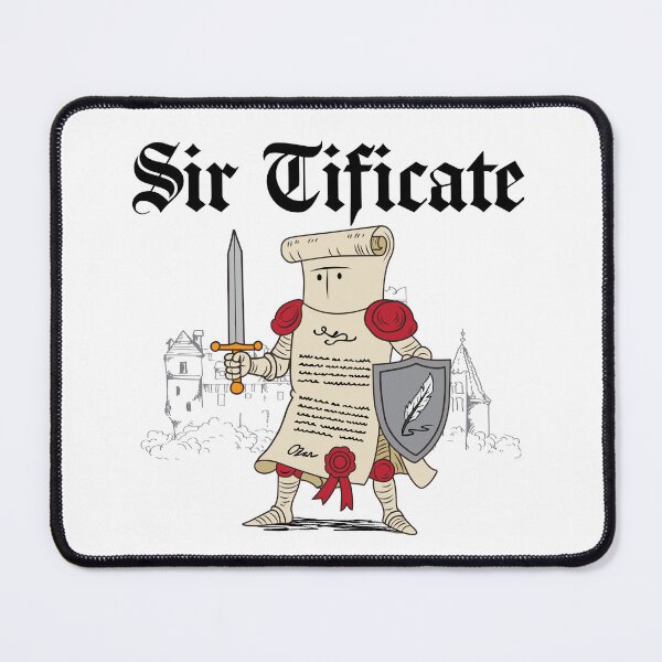 Item preview, Sir Tificate designed and sold by Giggitee.
