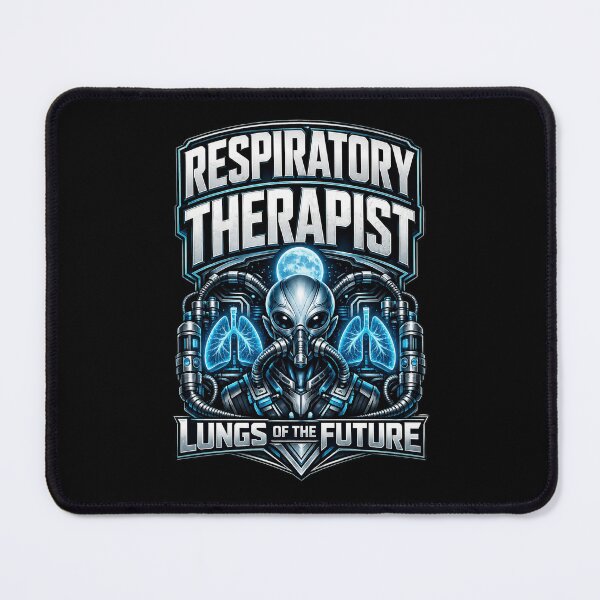 Item preview, Cool Alien Respiratory Therapist Cyberpunk Sci-Fi Healthcare Graphic – Lungs Of The Future National Respiratory Care Week Design designed and sold by ClinicalHubs.