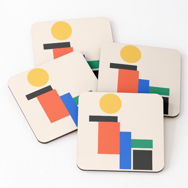Item preview, 80s Geometric Bauhaus Minimalist Abstract Composition designed and sold by MaiZephyr.