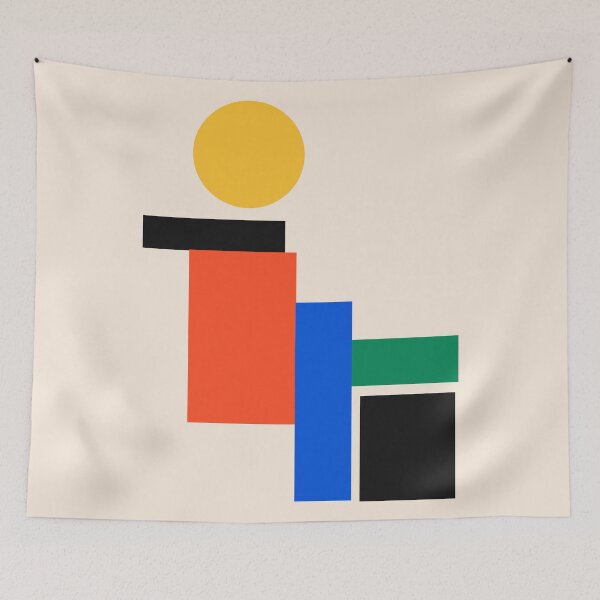 Item preview, 80s Geometric Bauhaus Minimalist Abstract Composition designed and sold by MaiZephyr.