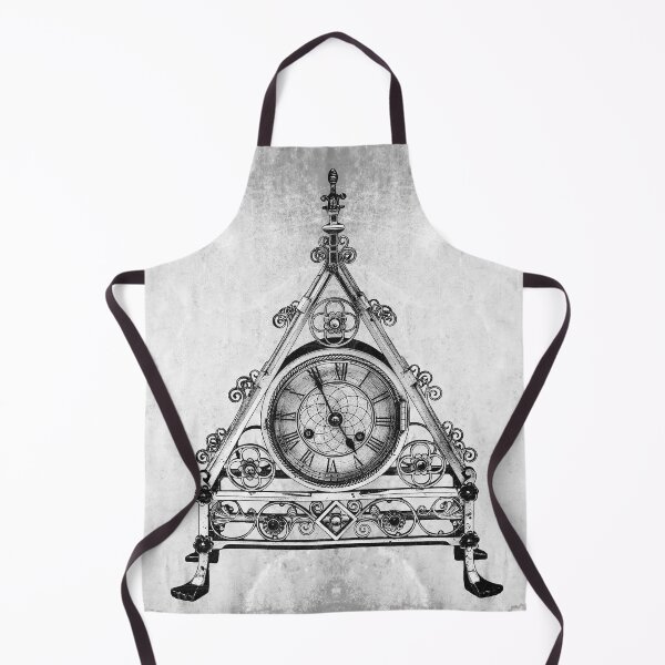 Item preview, 19th Century Gothic Mantel Clock Dark Victorian Art designed and sold by Ghoul Enterprises.