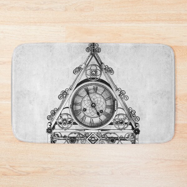 Item preview, 19th Century Gothic Mantel Clock Dark Victorian Art designed and sold by Ghoul Enterprises.