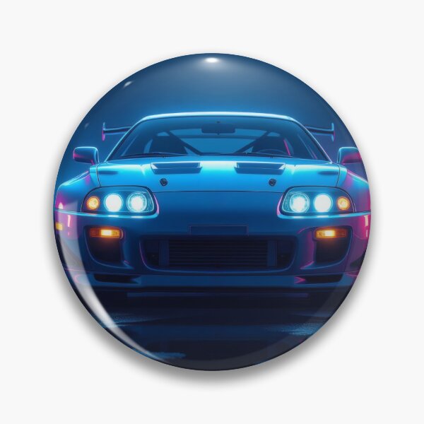 Item preview, Tuned Toyota Supra, Synthwave art style JDM designed and sold by Salimgor Hangaround Music.
