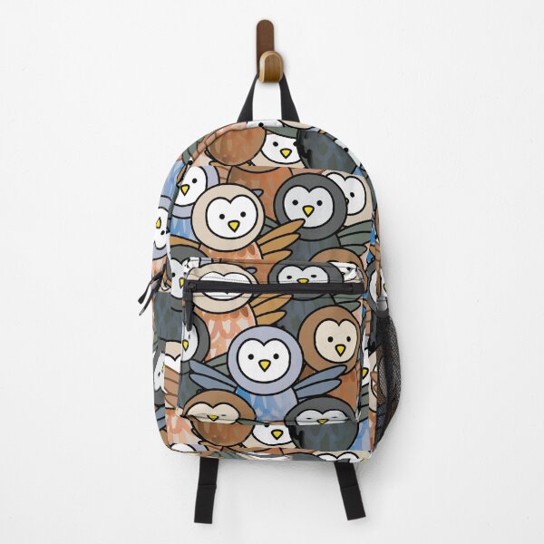 Item preview, Owl bird pattern cute colorful animals designed and sold by fluffyfamcraft.