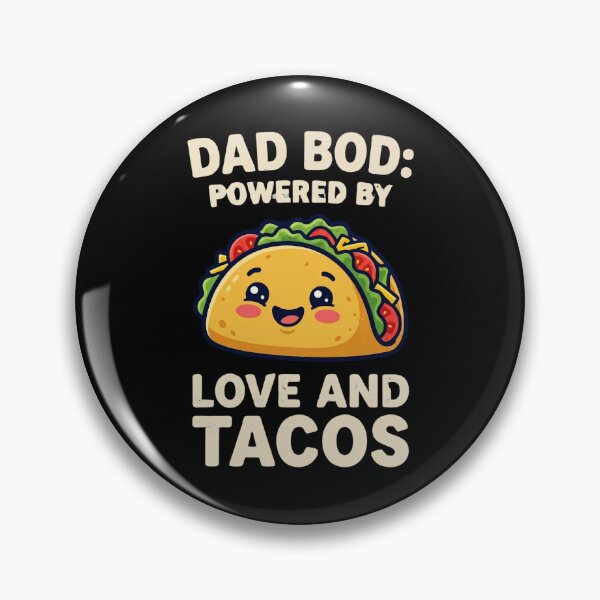 Item preview, Dad Bod Powered By Love and Tacos designed and sold by dudelinart.