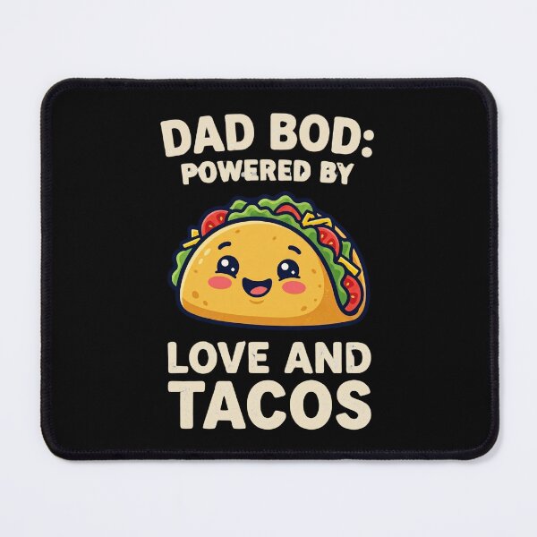 Item preview, Dad Bod Powered By Love and Tacos designed and sold by dudelinart.