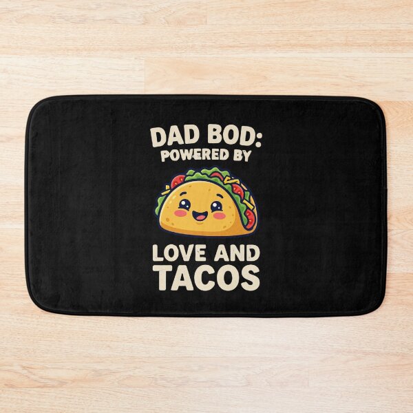 Item preview, Dad Bod Powered By Love and Tacos designed and sold by dudelinart.