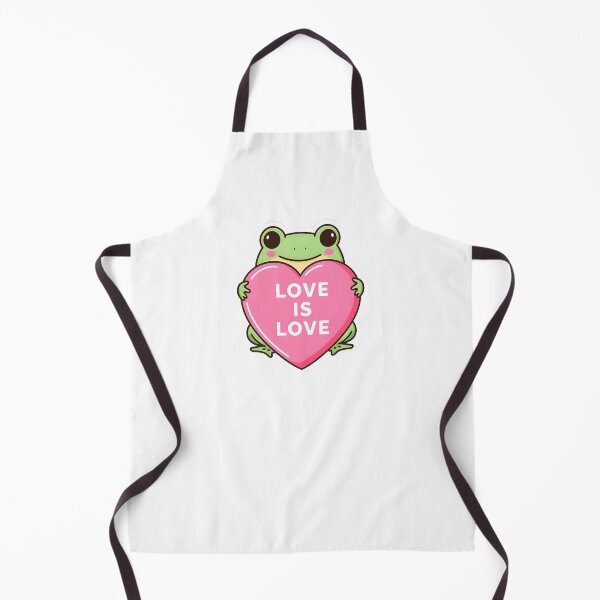Item preview, Cute Frog Love Is Love Sticker LGBTQ Pride Kawaii Animal Rainbow Heart designed and sold by JaiSoftStudio.