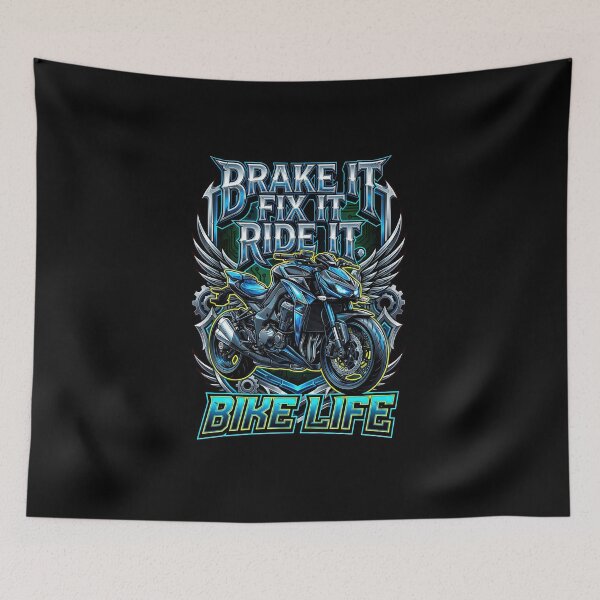 Item preview, Brake It Fix It Ride It Adrenaline Fuelled Bike Artwork designed and sold by enzoade.