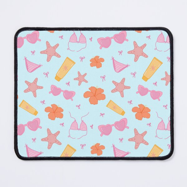 Item preview, Beachy Babe Seamless Pattern designed and sold by flossistudio.