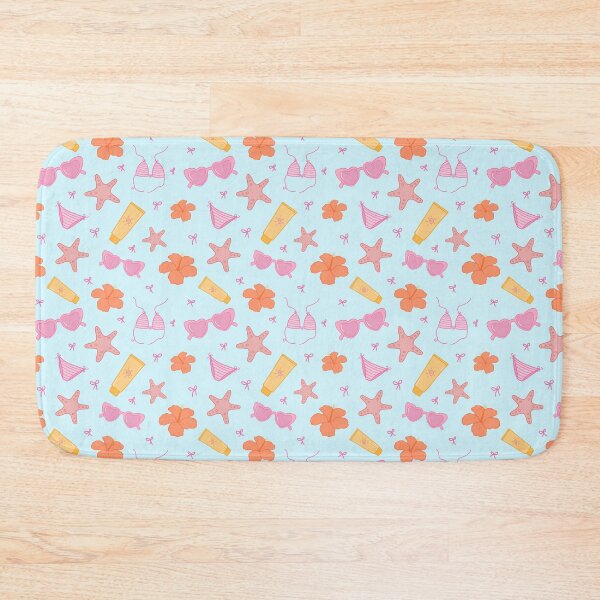 Item preview, Beachy Babe Seamless Pattern designed and sold by flossistudio.