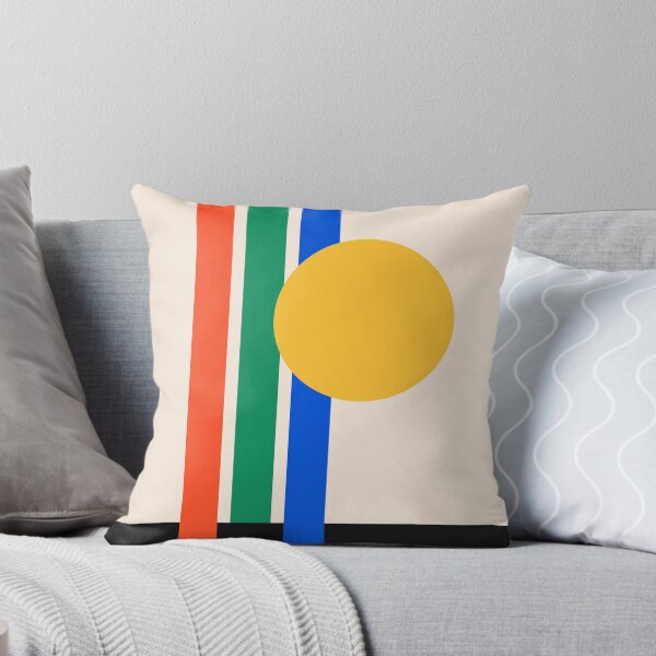 Item preview, 80s Bauhaus Colorful Sunset Minimalist Geometric Art designed and sold by MaiZephyr.