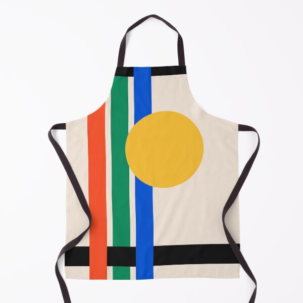 Item preview, 80s Bauhaus Colorful Sunset Minimalist Geometric Art designed and sold by MaiZephyr.