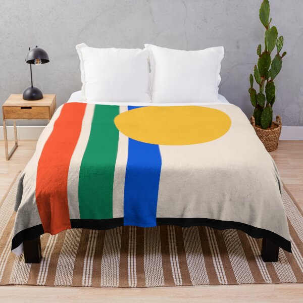 Item preview, 80s Bauhaus Colorful Sunset Minimalist Geometric Art designed and sold by MaiZephyr.