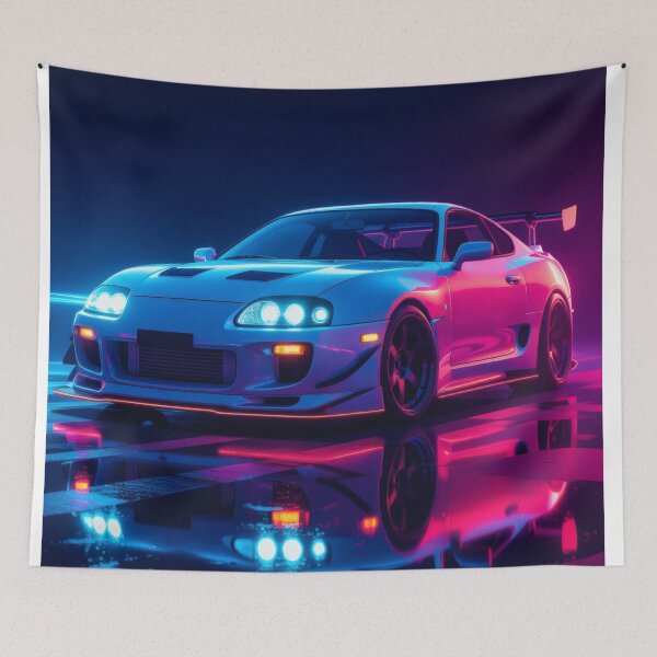 Item preview, Tuned Toyota Supra from the side, JDM car designed and sold by Salimgor Hangaround Music.