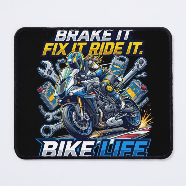 Item preview, Brake It Fix It Ride It High Speed Rider Illustration designed and sold by enzoade.