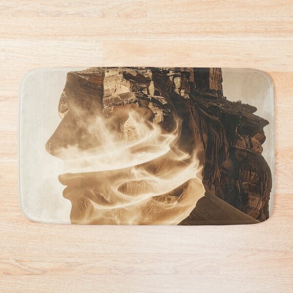 Item preview, Surreal Desert Sandstorm Woman Profile Art designed and sold by Kavin786.