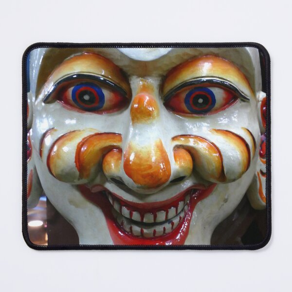 Item preview, Weird Nepalese Clown Face Mask designed and sold by jaynerushton.