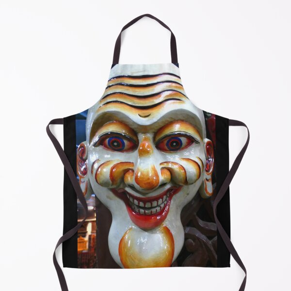 Item preview, Weird Nepalese Clown Face Mask designed and sold by jaynerushton.