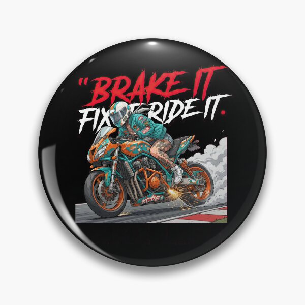 Item preview, Brake It Fix It Ride It Aggressive Sportbike Artwork designed and sold by enzoade.