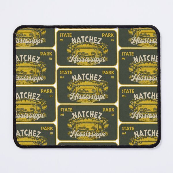 Item preview, Natchez State Park, Adams County, Mississippi, badge design designed and sold by Wanderful-roads.