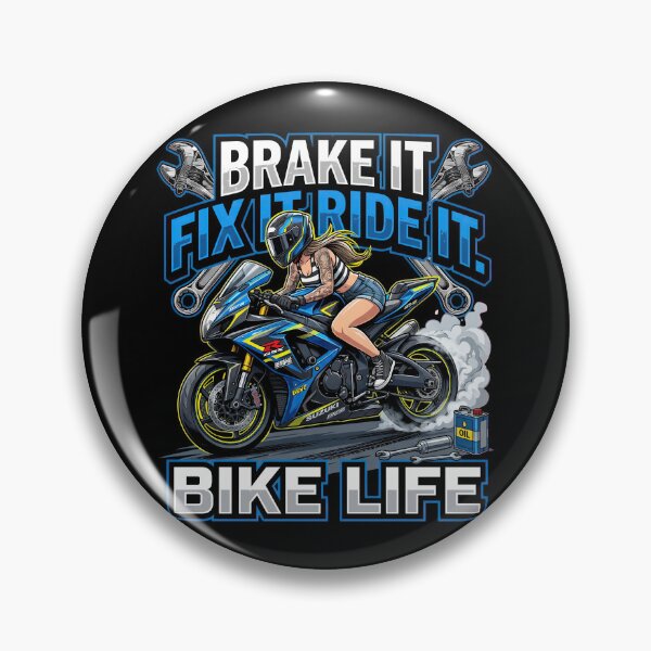 Item preview, Brake It Fix It Ride It Full Throttle Bike Design designed and sold by enzoade.