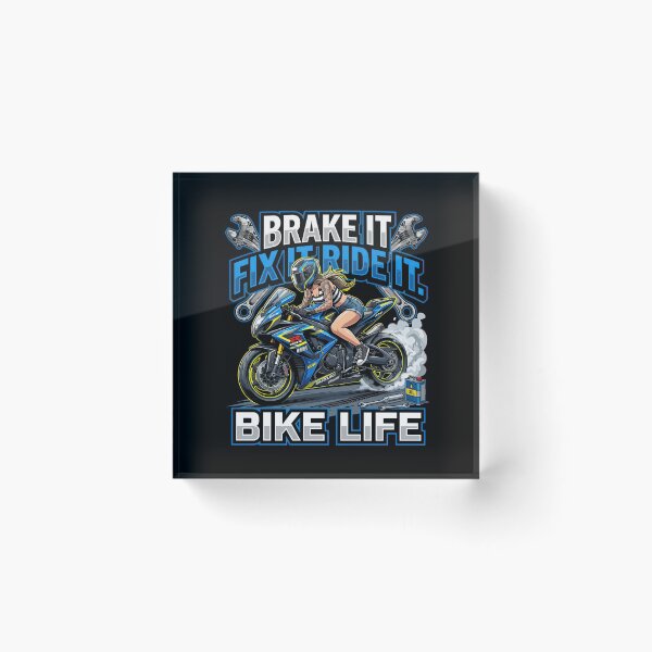 Item preview, Brake It Fix It Ride It Full Throttle Bike Design designed and sold by enzoade.