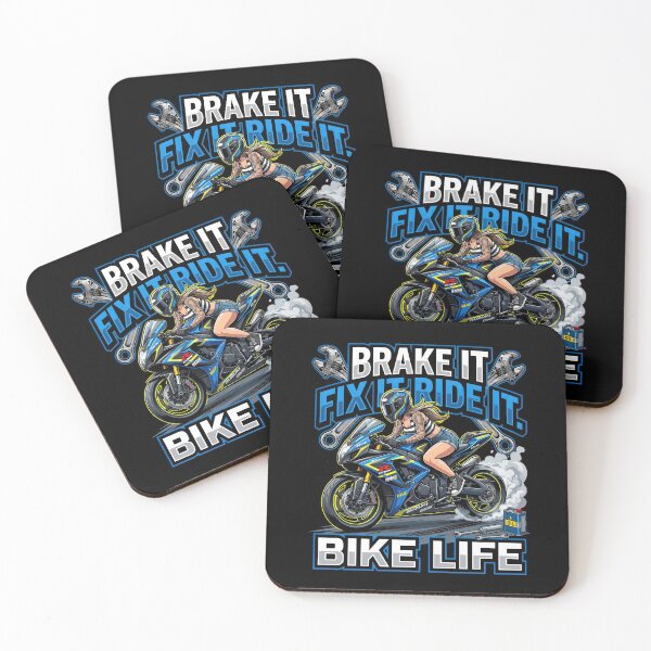 Item preview, Brake It Fix It Ride It Full Throttle Bike Design designed and sold by enzoade.