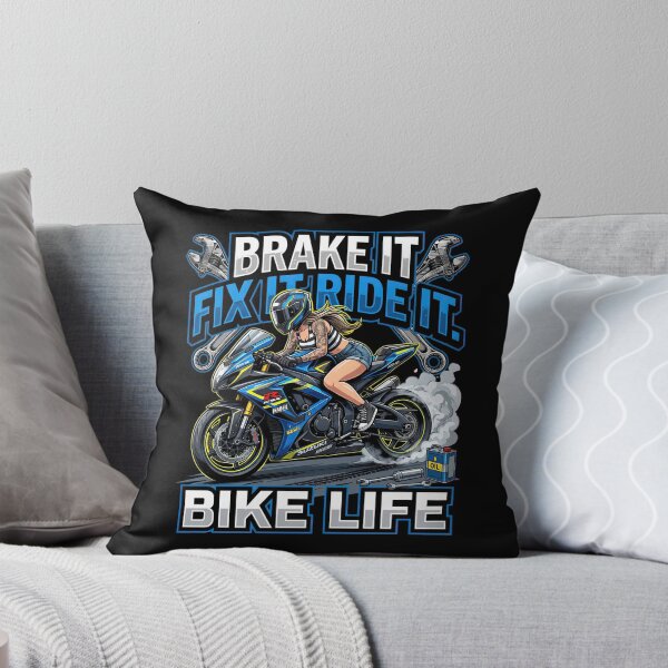 Item preview, Brake It Fix It Ride It Full Throttle Bike Design designed and sold by enzoade.