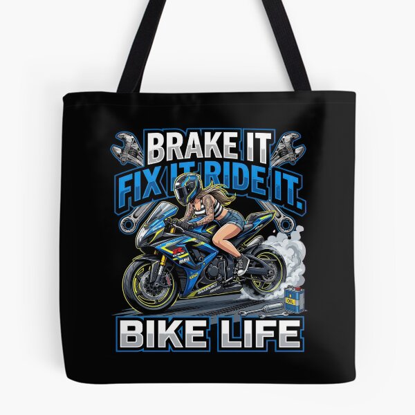 Item preview, Brake It Fix It Ride It Full Throttle Bike Design designed and sold by enzoade.