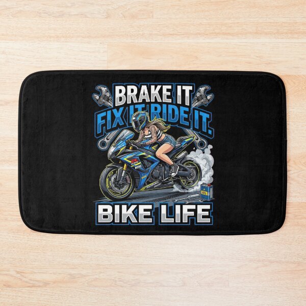 Item preview, Brake It Fix It Ride It Full Throttle Bike Design designed and sold by enzoade.