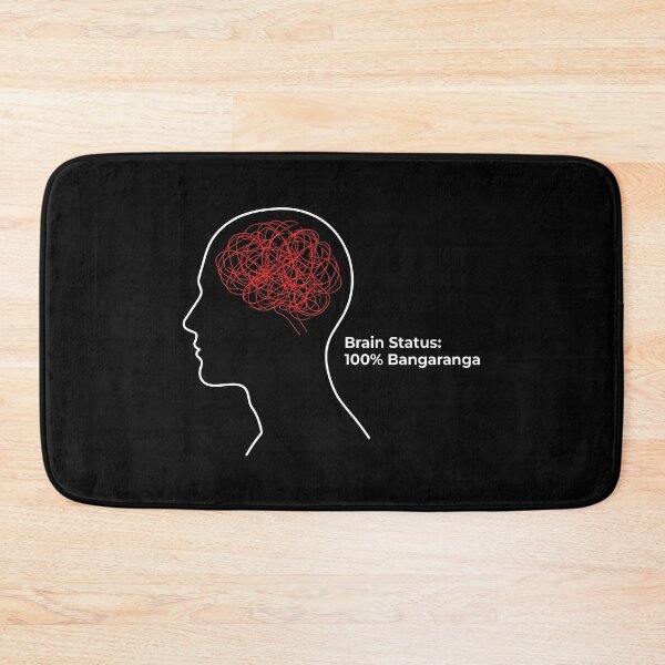 Item preview, Brain Status 100 Percent Bangaranga Mental Health Art Chaotic Mind designed and sold by SplashTastic.