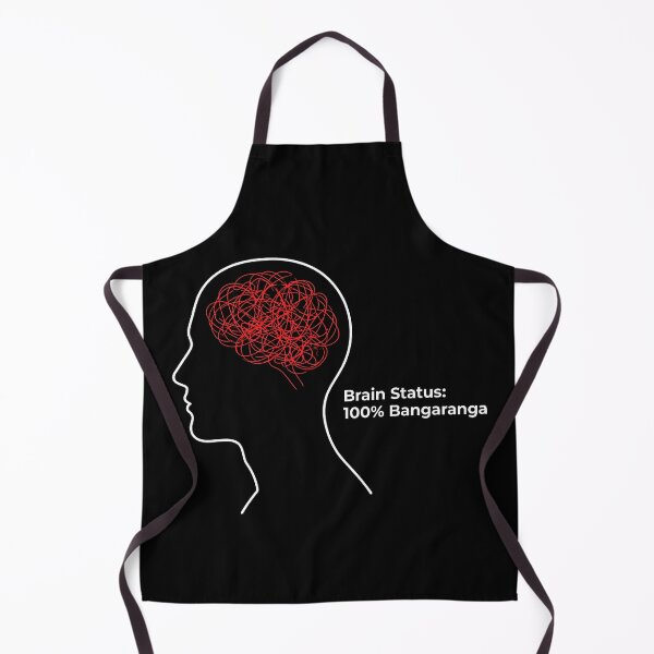 Item preview, Brain Status 100 Percent Bangaranga Mental Health Art Chaotic Mind designed and sold by SplashTastic.