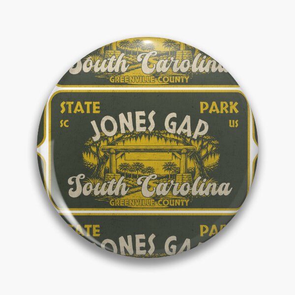 Item preview, Jones Gap State Park, Greenville County, South Carolina, badge design designed and sold by Wanderful-roads.