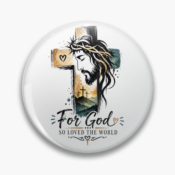 Item preview, For God So Loved the World – John 3:16 Christian Cross Shirt | Jesus Faith Bible Verse Design designed and sold by Ashes to Artistry.