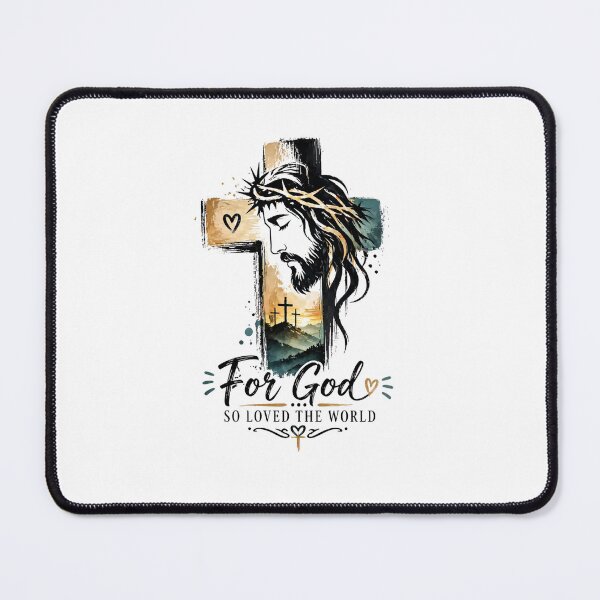 Item preview, For God So Loved the World – John 3:16 Christian Cross Shirt | Jesus Faith Bible Verse Design designed and sold by Ashes to Artistry.