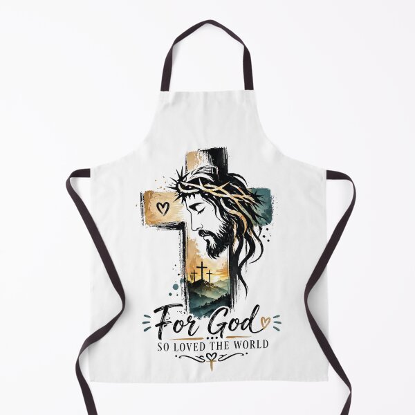 Item preview, For God So Loved the World – John 3:16 Christian Cross Shirt | Jesus Faith Bible Verse Design designed and sold by Ashes to Artistry.