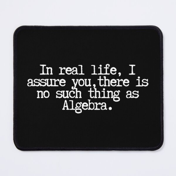 Item preview, Algebra Quote designed and sold by SWETA HALDER.