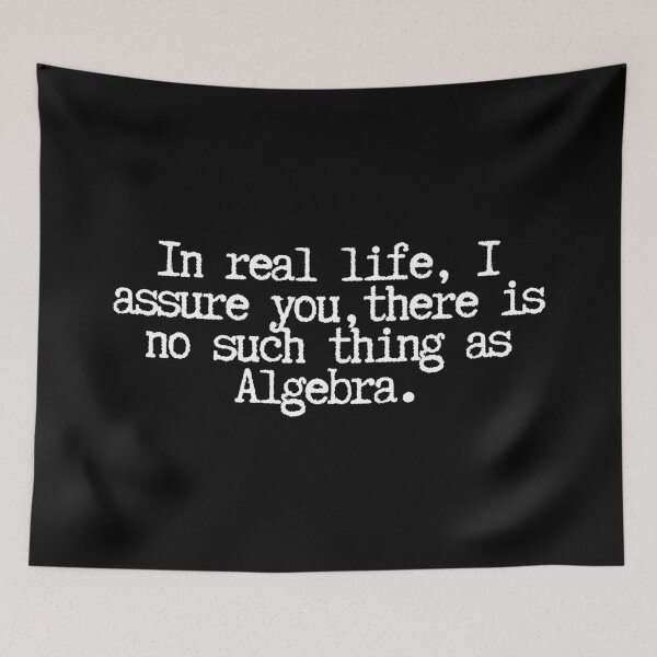 Item preview, Algebra Quote designed and sold by SWETA HALDER.